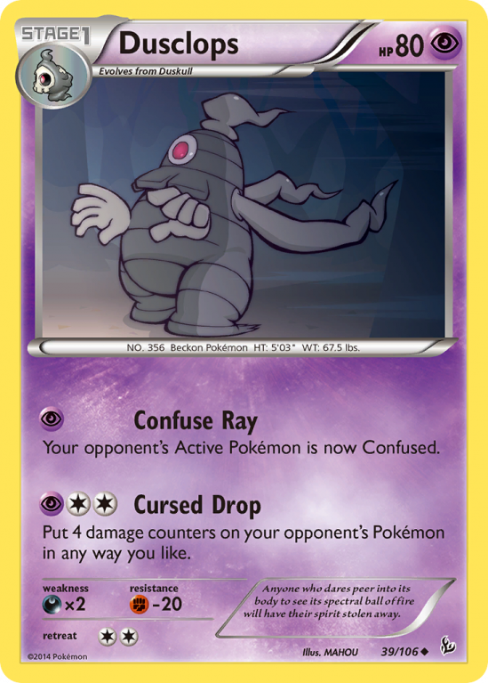 Dusclops 39/106 XY Flashfire