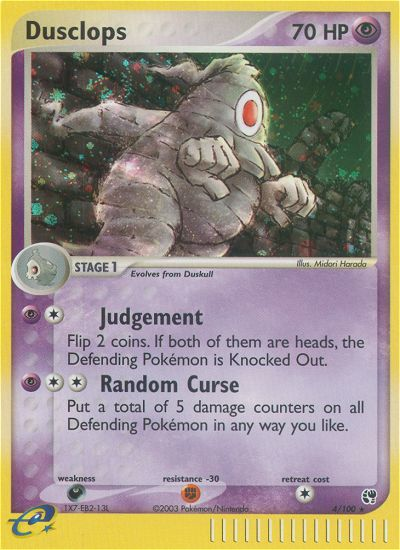 Dusclops 4/100 EX Sandstorm