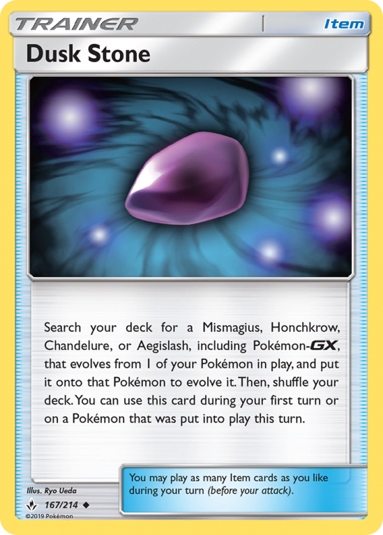 Dusk Stone 167/214 Sun & Moon Unbroken Bonds