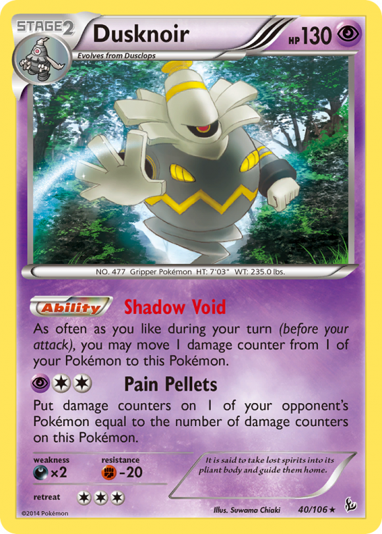 Dusknoir 40/106 XY Flashfire