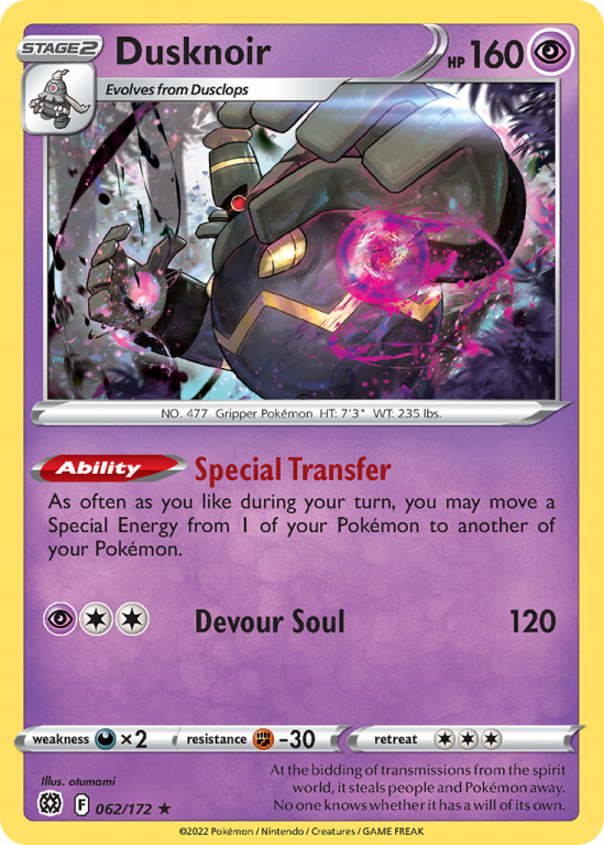 Dusknoir 62/172 Sword & Shield Brilliant Stars