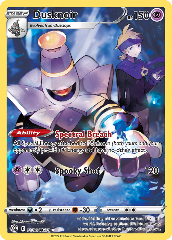 Dusknoir TG06/30 Sword & Shield Brilliant Stars Trainer Gallery