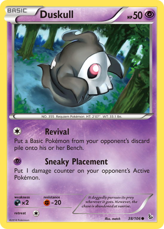 Duskull 38/106 XY Flashfire