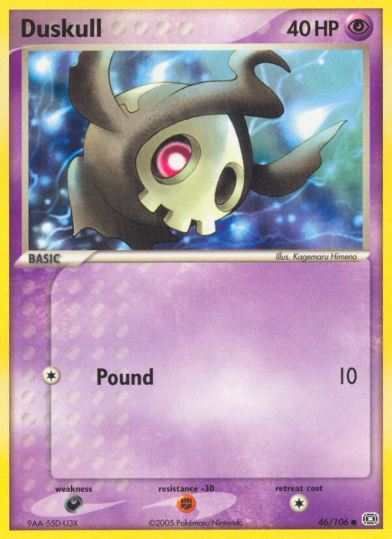 Duskull 46/106 EX Emerald