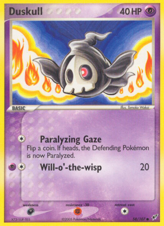 Duskull 58/107 EX Deoxys