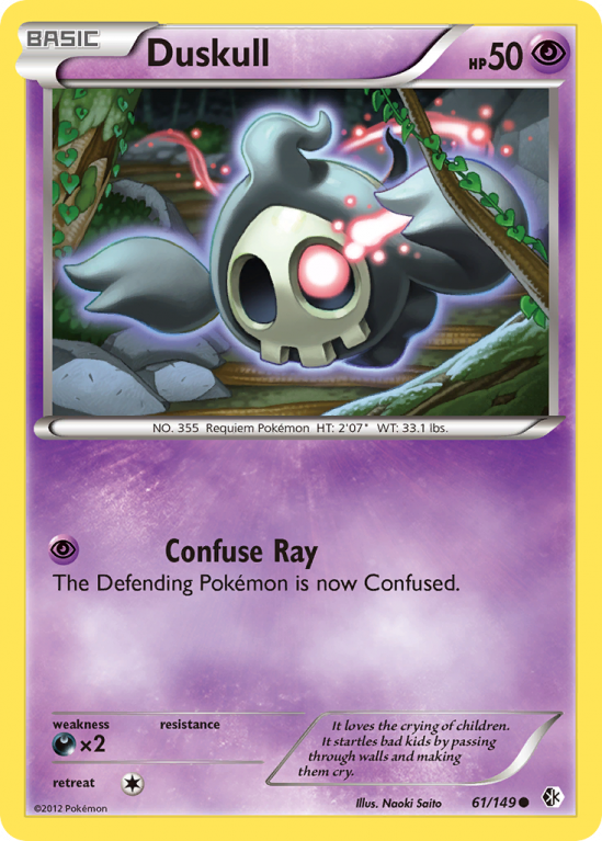 Duskull 61/149 Black & White Boundaries Crossed