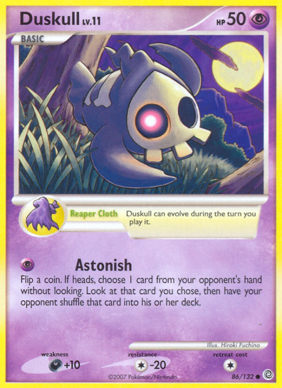 Duskull 86/132 Diamond & Pearl Secret Wonders