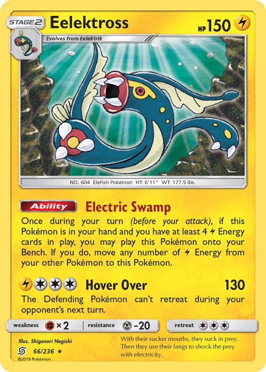 Eelektross 66/236 Sun & Moon Unified Minds
