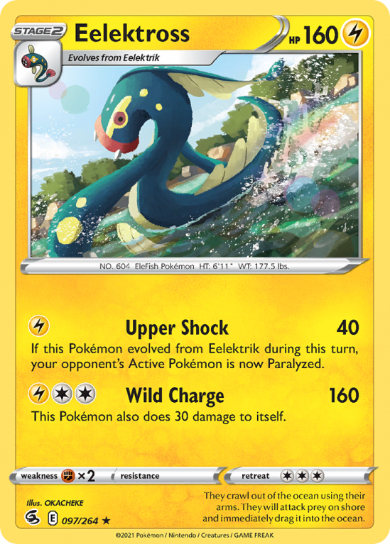 Eelektross 97/264 Sword & Shield Fusion Strike