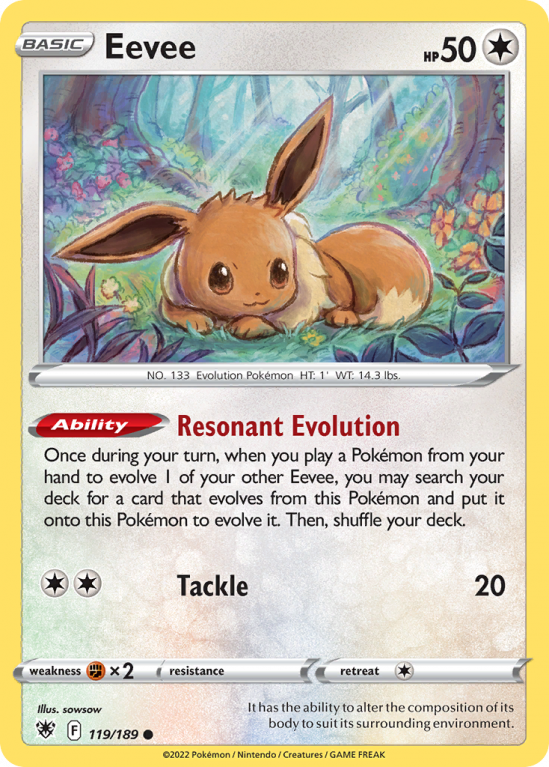 Eevee 119/189 Sword & Shield Astral Radiance