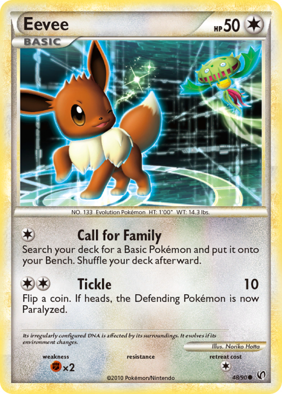 Eevee 48/90 HeartGold & SoulSilver HS—Undaunted