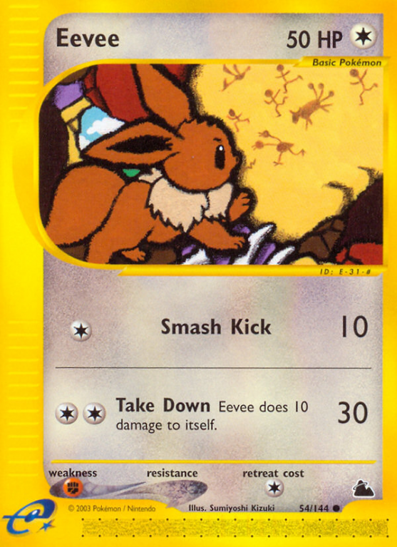 Eevee 54/182 E-Card Skyridge