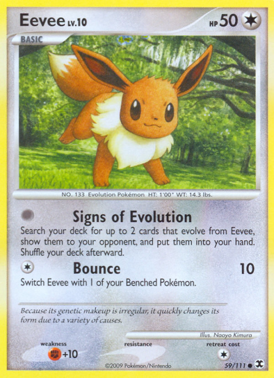 Eevee 59/111 Platinum Rising Rivals