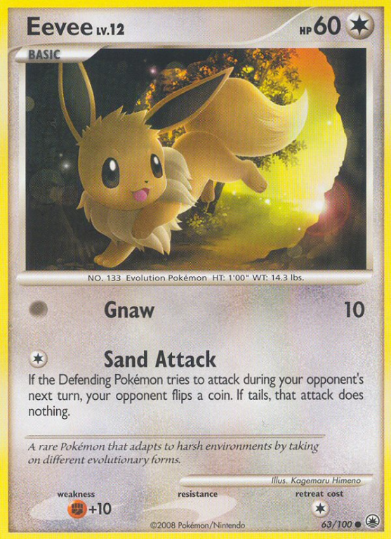 Eevee 63/100 Diamond & Pearl Majestic Dawn