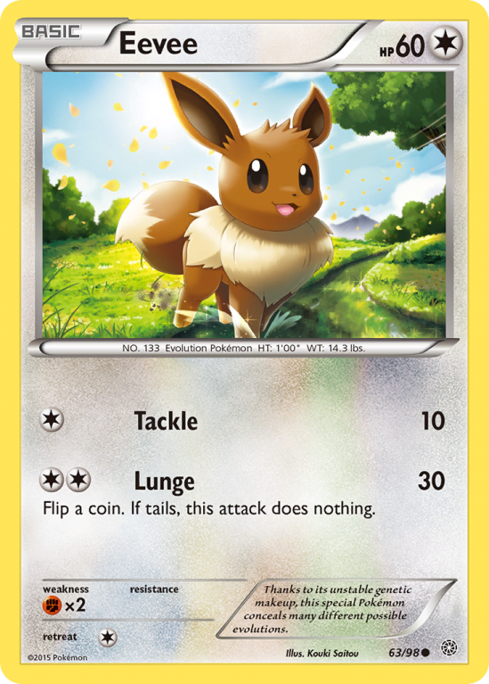 Eevee 63/98 XY Ancient Origins