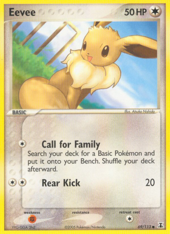 Eevee 69/113 EX Delta Species