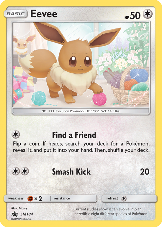 Eevee SM184/156 Sun & Moon SM Black Star Promos