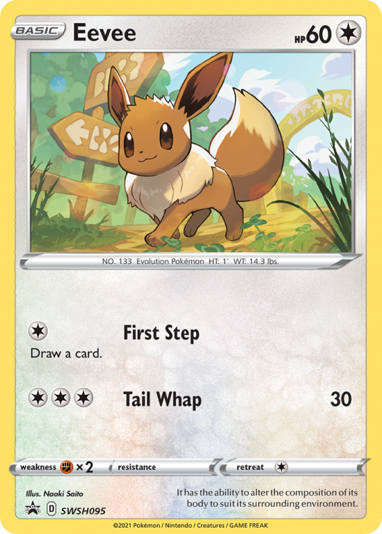 Eevee SWSH095/103 Sword & Shield SWSH Black Star Promos