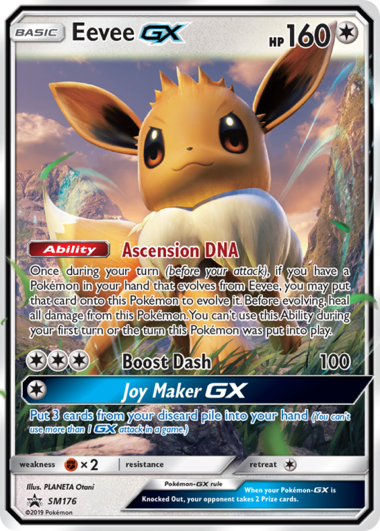 Eevee-GX SM176/156 Sun & Moon SM Black Star Promos