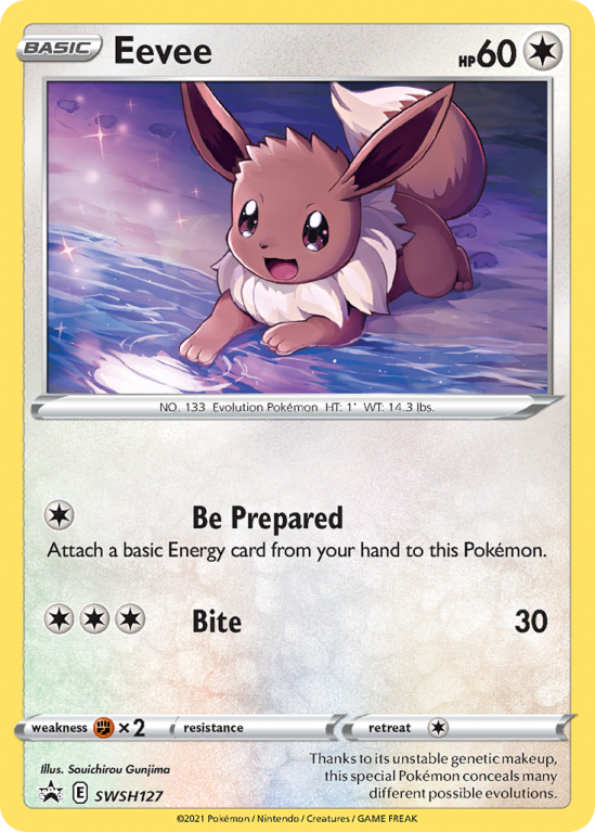 Eevee SWSH127/103 Sword & Shield SWSH Black Star Promos