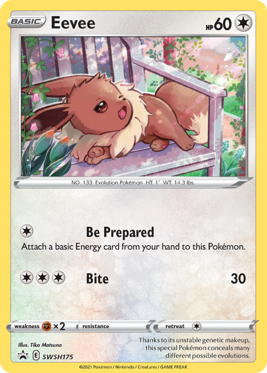Eevee SWSH175/103 Sword & Shield SWSH Black Star Promos