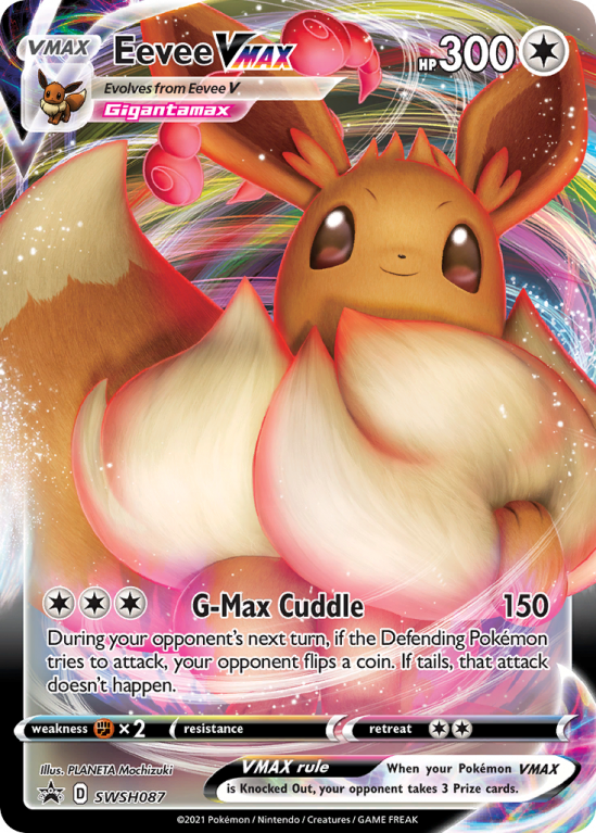 Eevee VMAX SWSH087/103 Sword & Shield SWSH Black Star Promos