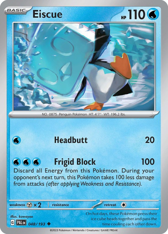 Eiscue 48/193 Scarlet & Violet Paldea Evolved