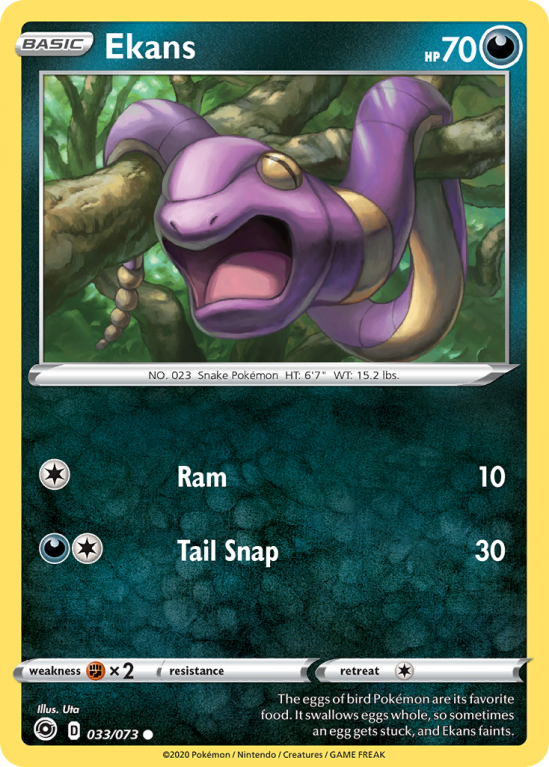 Ekans 33/73 Sword & Shield Champion's Path