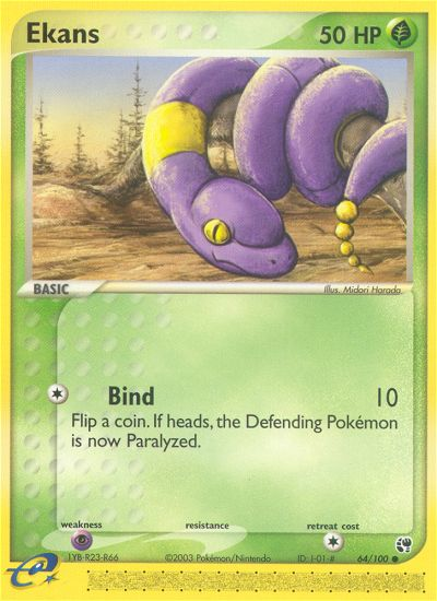 Ekans 64/100 EX Sandstorm