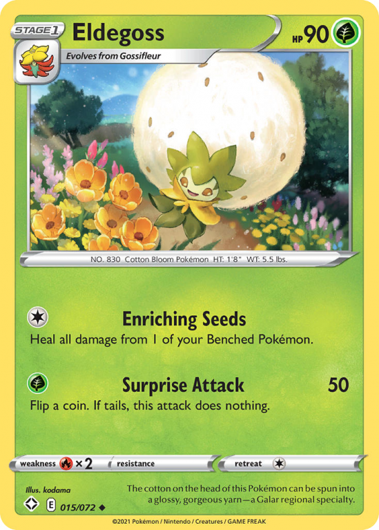 Eldegoss 15/72 Sword & Shield Shining Fates