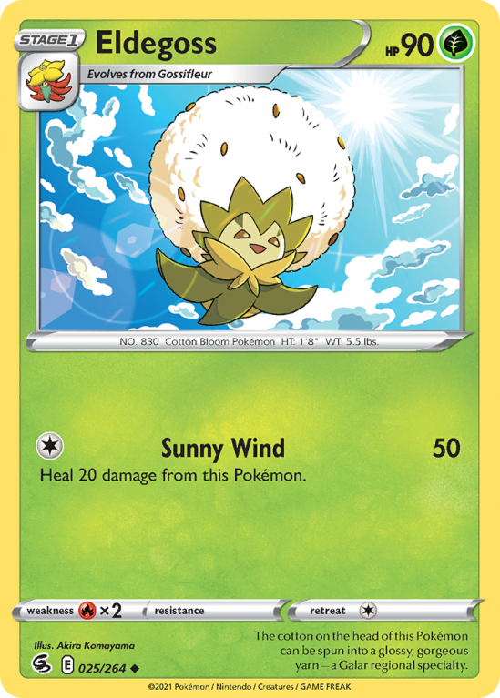 Eldegoss 25/264 Sword & Shield Fusion Strike