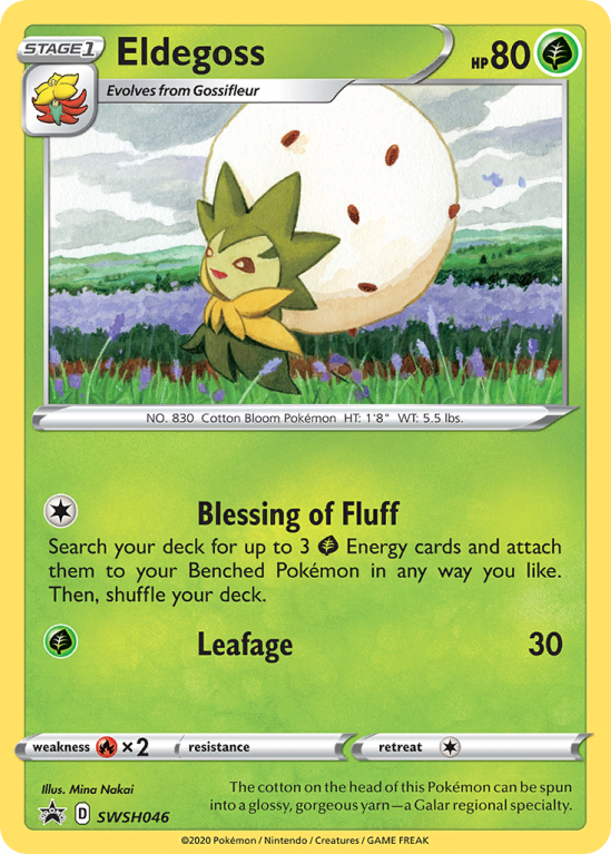 Eldegoss SWSH046/103 Sword & Shield SWSH Black Star Promos