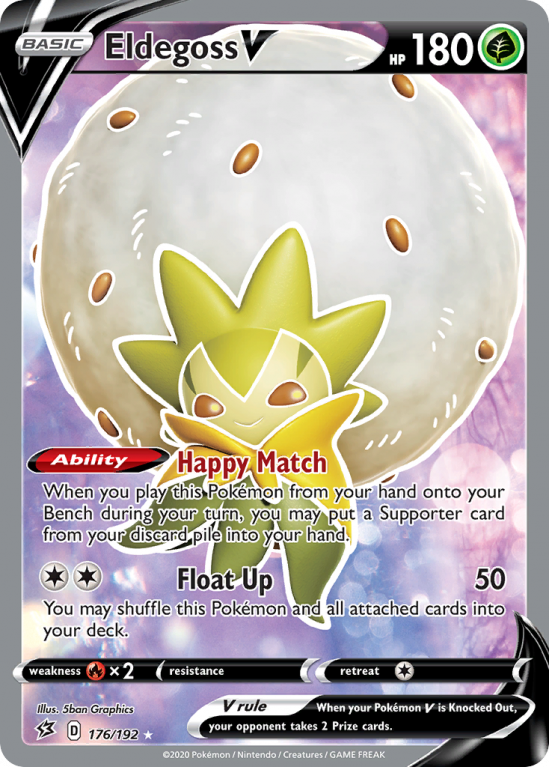 Eldegoss V 176/192 Sword & Shield Rebel Clash