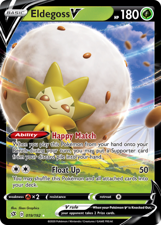 Eldegoss V 19/192 Sword & Shield Rebel Clash