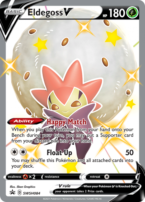 Eldegoss V SWSH084/103 Sword & Shield SWSH Black Star Promos