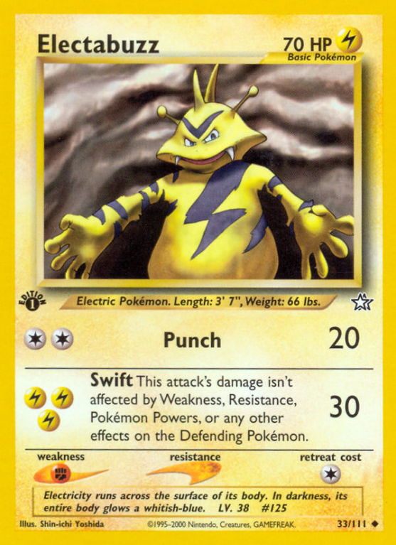 Electabuzz 33/111 Neo Neo Genesis
