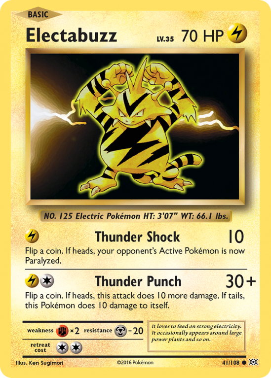 Electabuzz 41/108 XY Evolutions