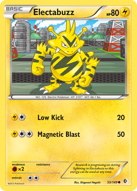 Electabuzz 53/149 Black & White Boundaries Crossed