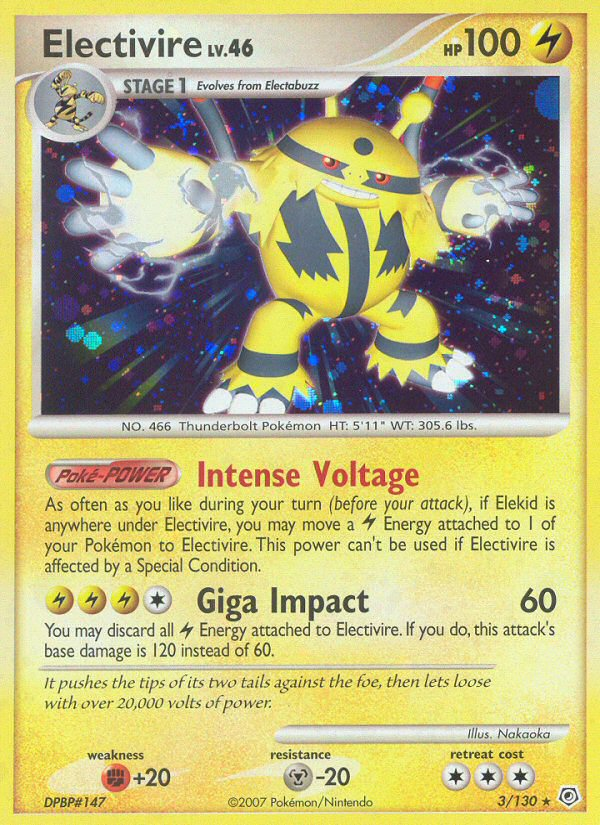 Electivire 3/130 Diamond & Pearl Diamond & Pearl