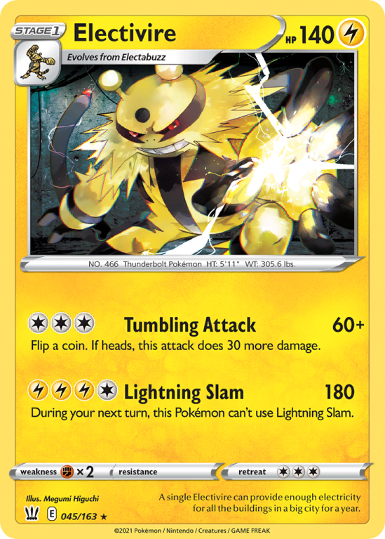 Electivire 45/163 Sword & Shield Battle Styles