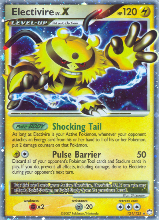 Electivire LV.X 121/123 Diamond & Pearl Mysterious Treasures