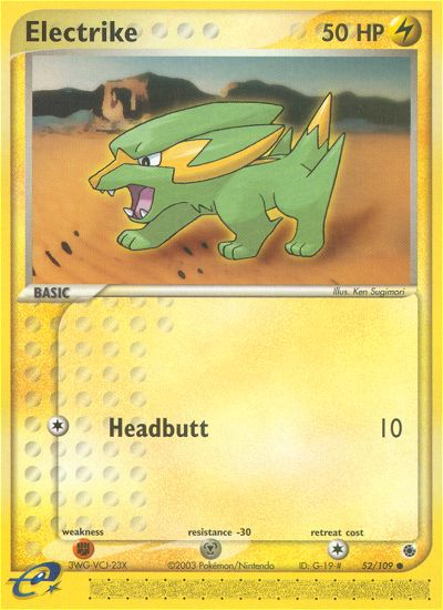 Electrike 52/109 EX Ruby & Sapphire