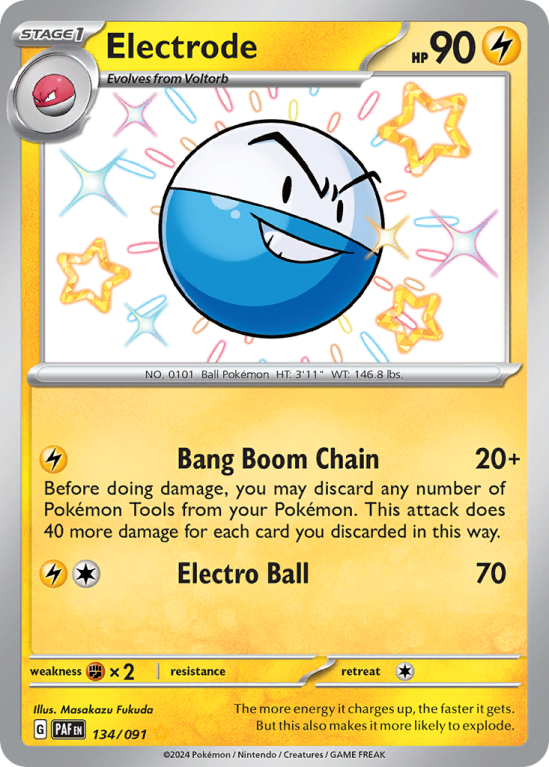 Electrode 134/91 Scarlet & Violet Paldean Fates