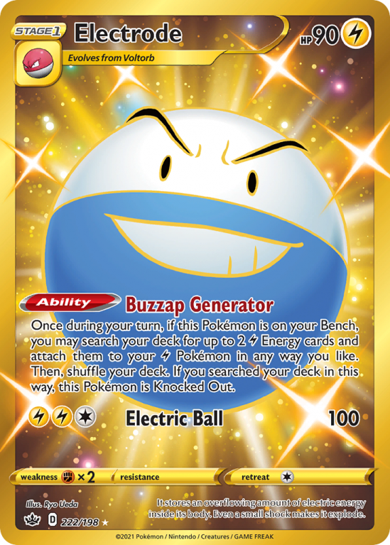 Electrode 222/198 Sword & Shield Chilling Reign