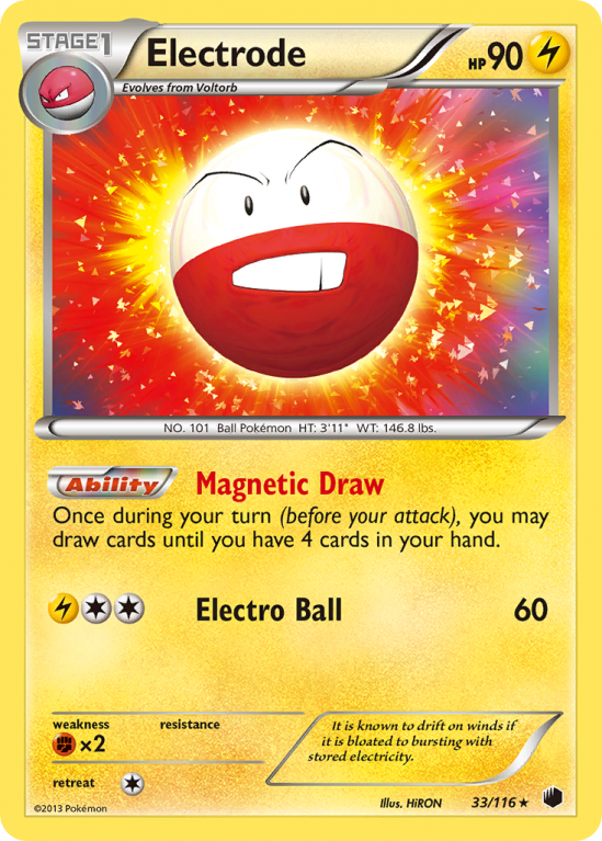 Electrode 33/116 Black & White Plasma Freeze