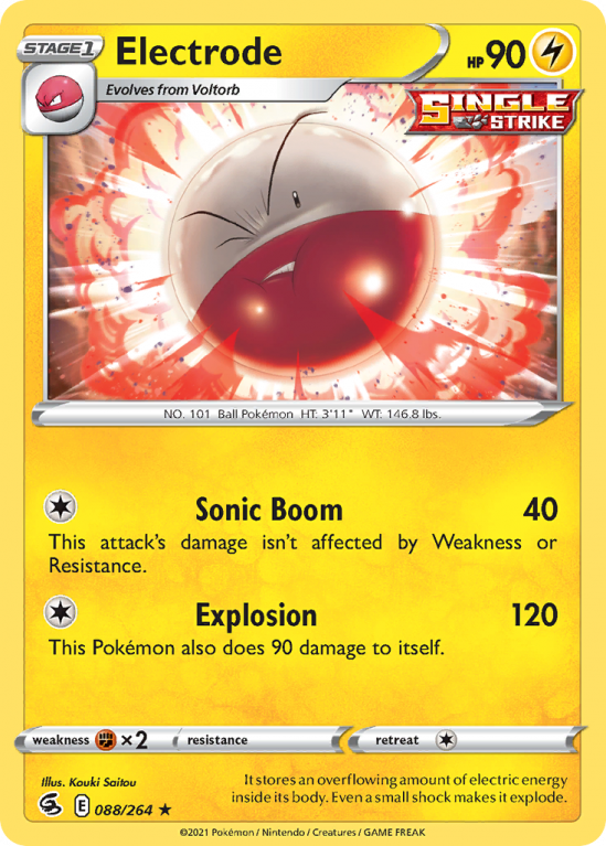 Electrode 88/264 Sword & Shield Fusion Strike