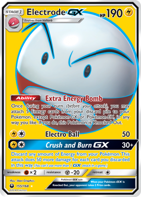 Electrode-GX 155/168 Sun & Moon Celestial Storm