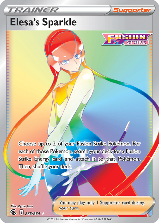 Elesa's Sparkle 275/264 Sword & Shield Fusion Strike