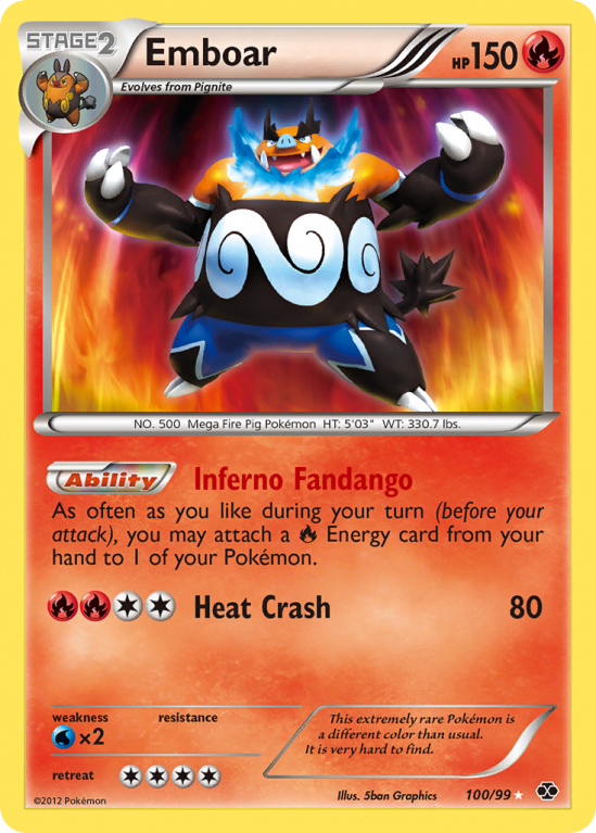Emboar 100/99 Black & White Next Destinies