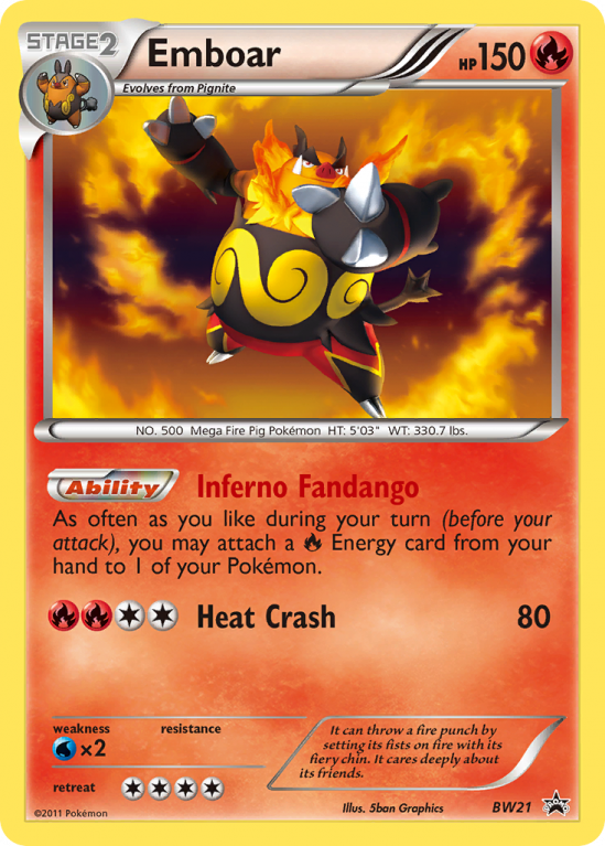 Emboar BW21/101 Black & White BW Black Star Promos